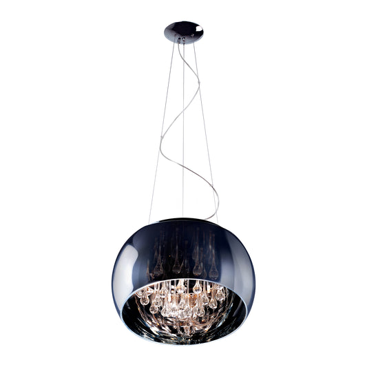 Sense 6-Light Pendant Polished Chrome by ET2