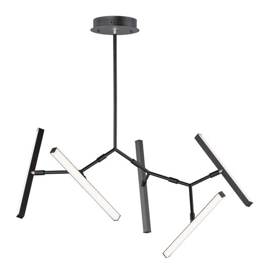 Robotica 5-Light LED Pendant Black by ET2