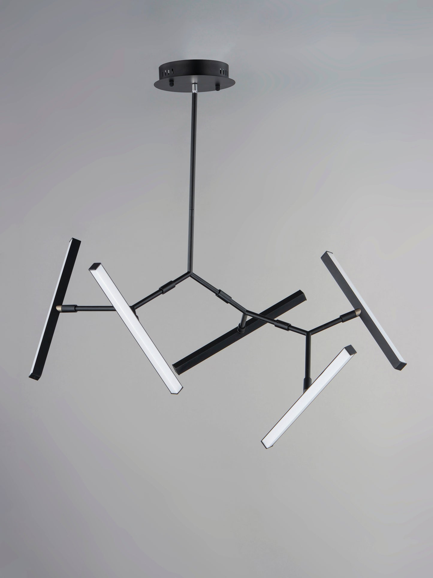 Robotica 5-Light LED Pendant Black by ET2