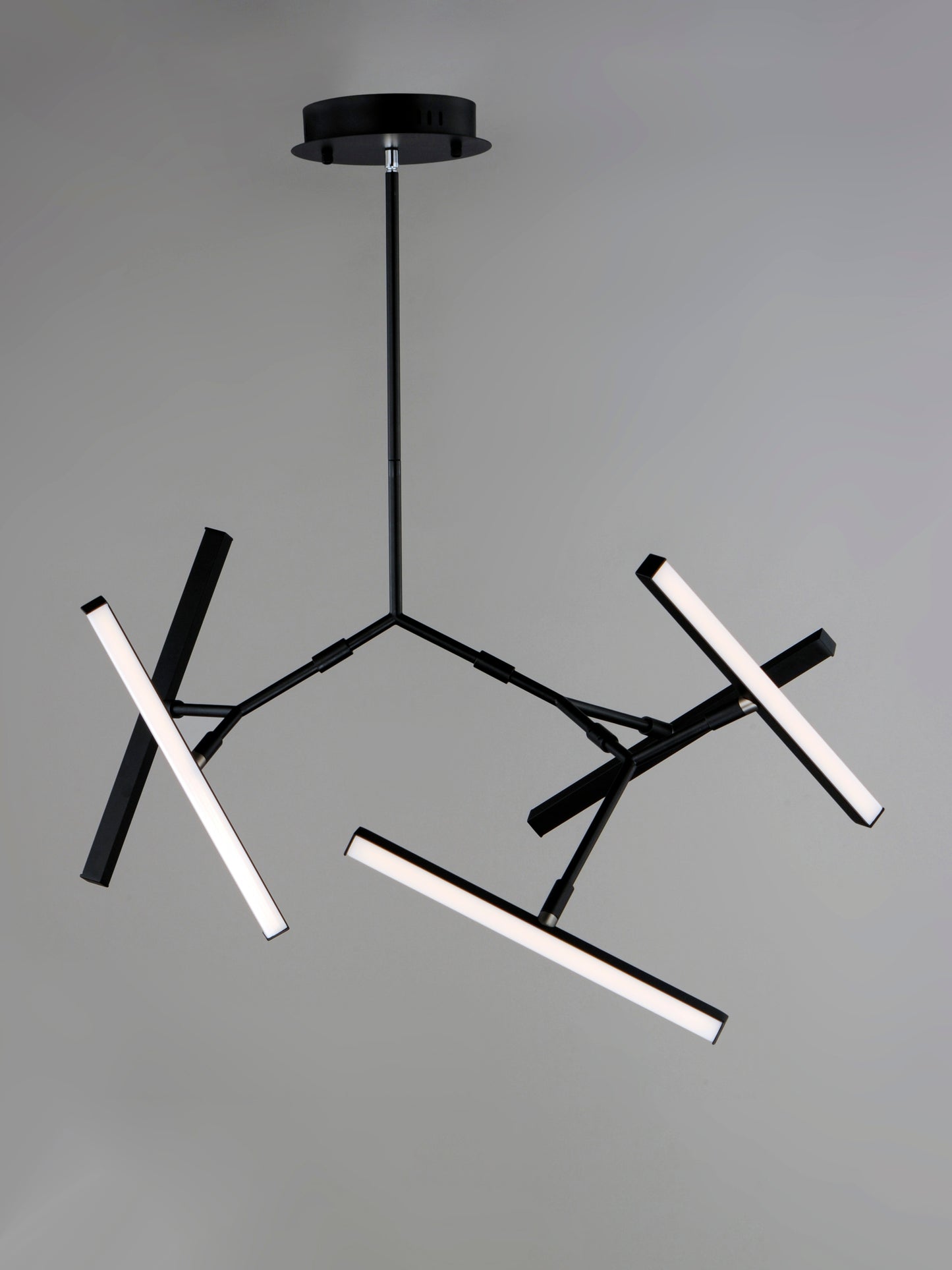 Robotica 5-Light LED Pendant Black by ET2