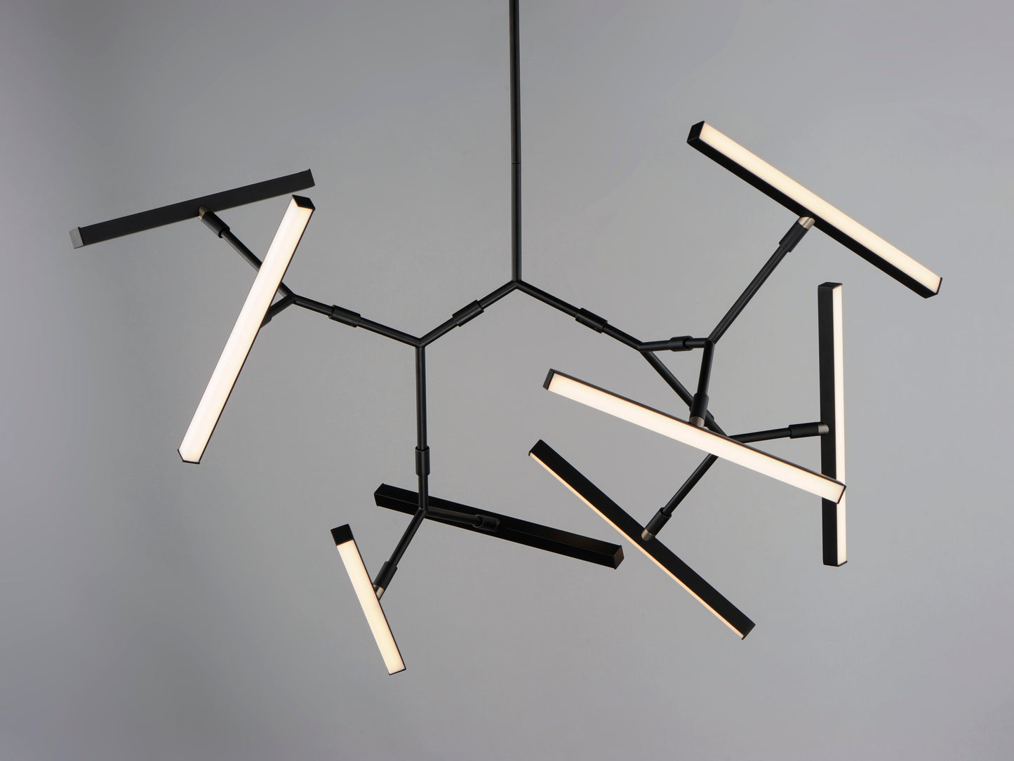 Robotica 7-Light LED Pendant Black by ET2