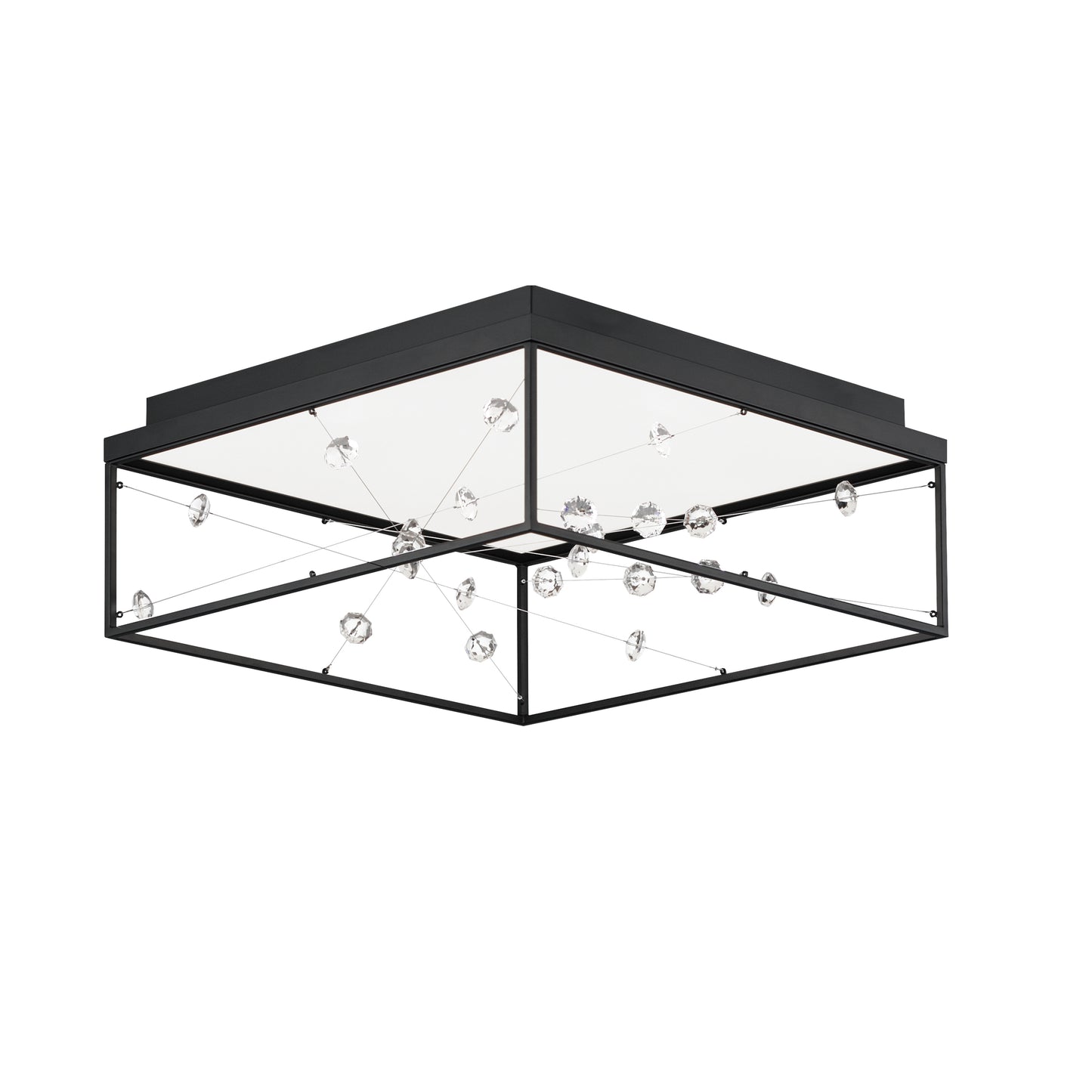 Entanglement LED Flush Mount Black by ET2