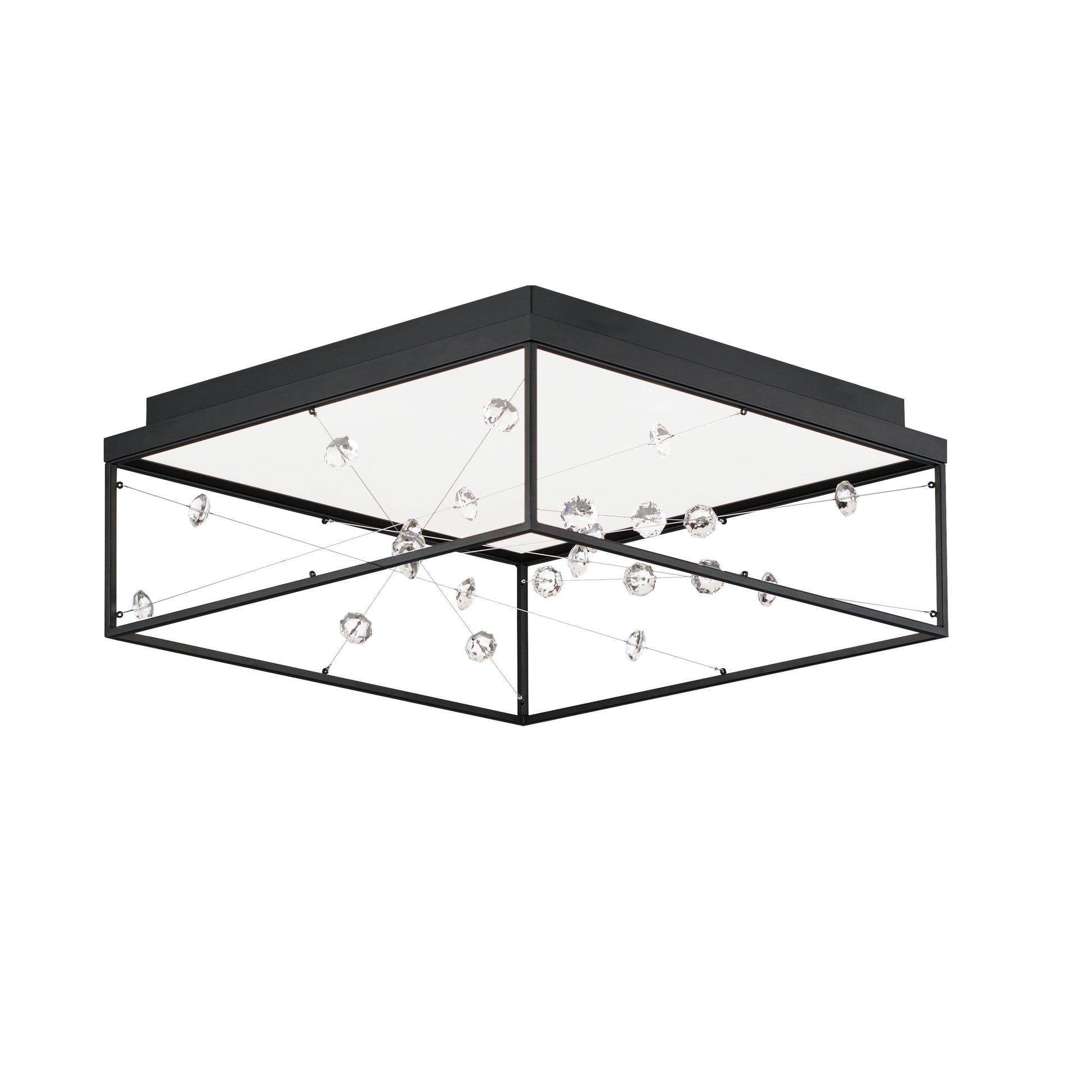 Entanglement LED Flush Mount Black by ET2