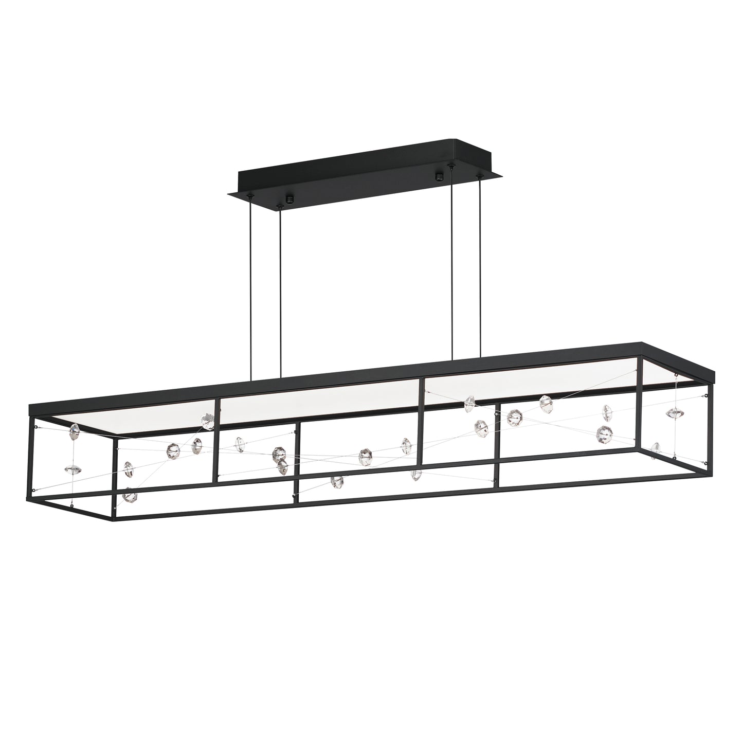 Entanglement Linear LED Pendant Black by ET2