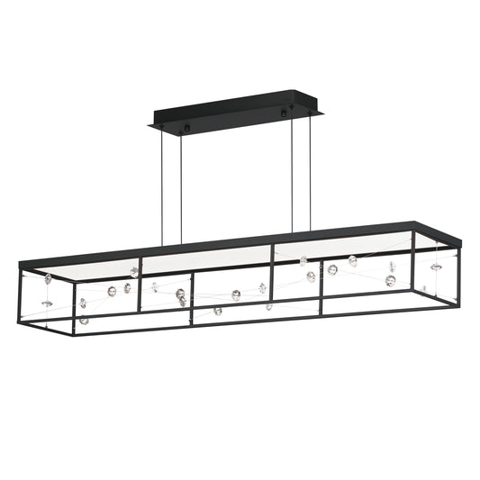 Entanglement Linear LED Pendant Black by ET2