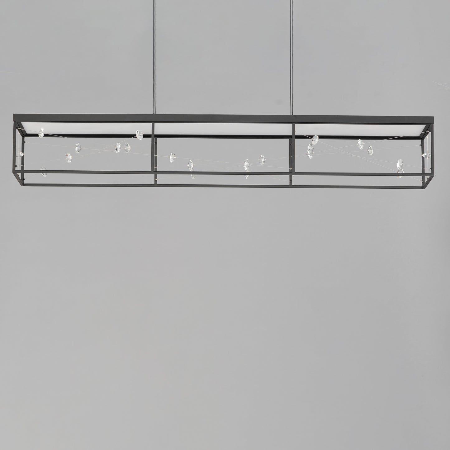 Entanglement Linear LED Pendant Black by ET2