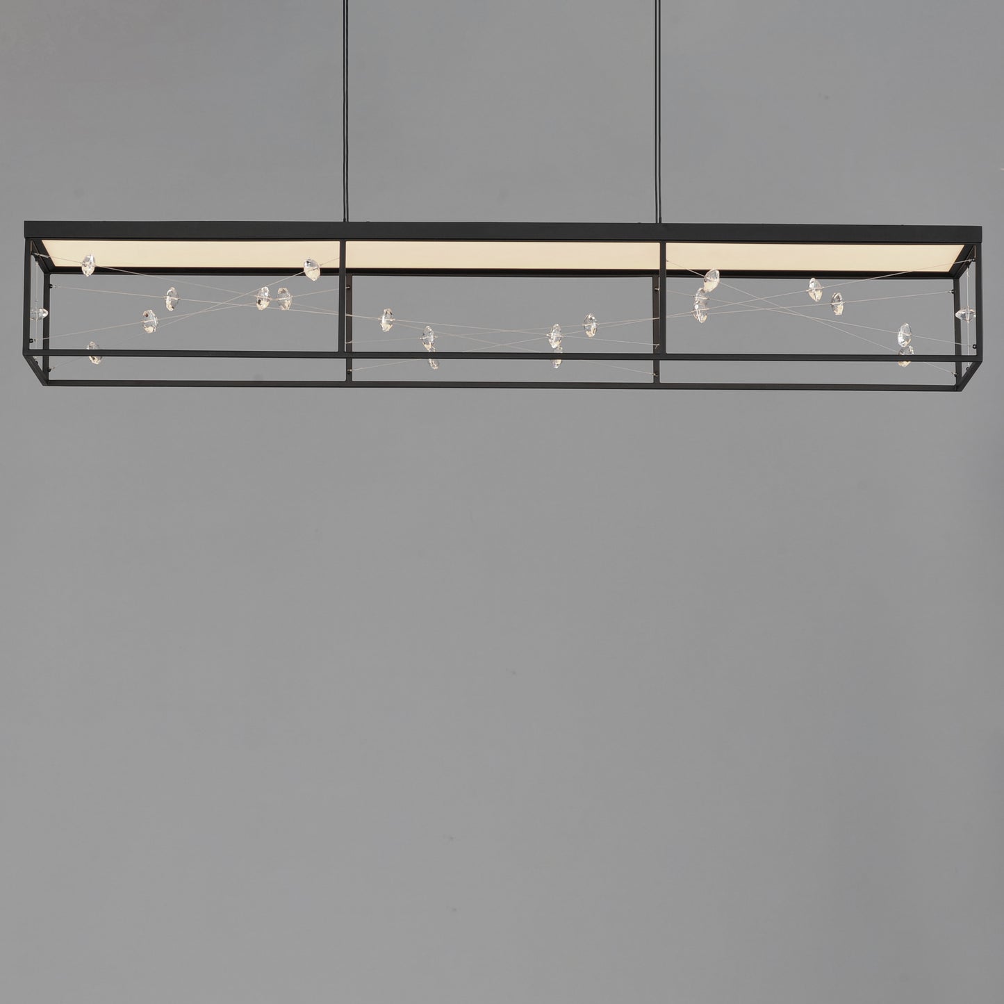 Entanglement Linear LED Pendant Black by ET2