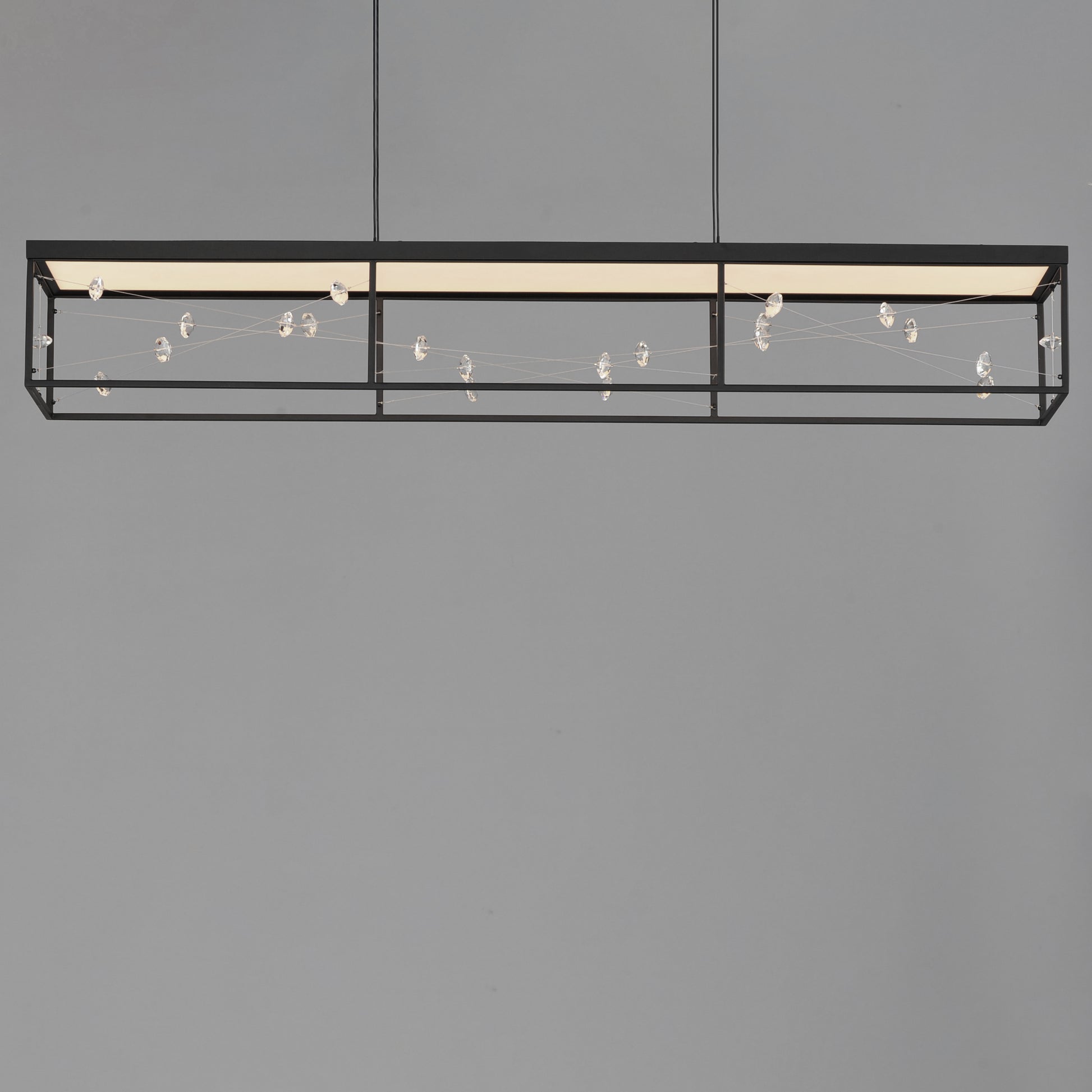 Entanglement Linear LED Pendant Black by ET2
