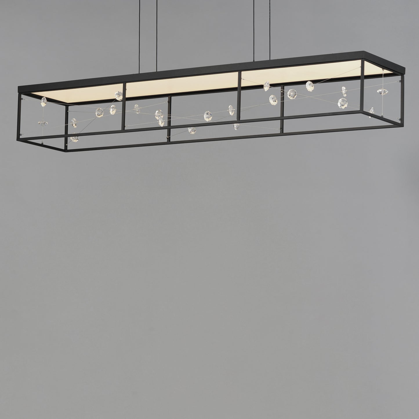 Entanglement Linear LED Pendant Black by ET2