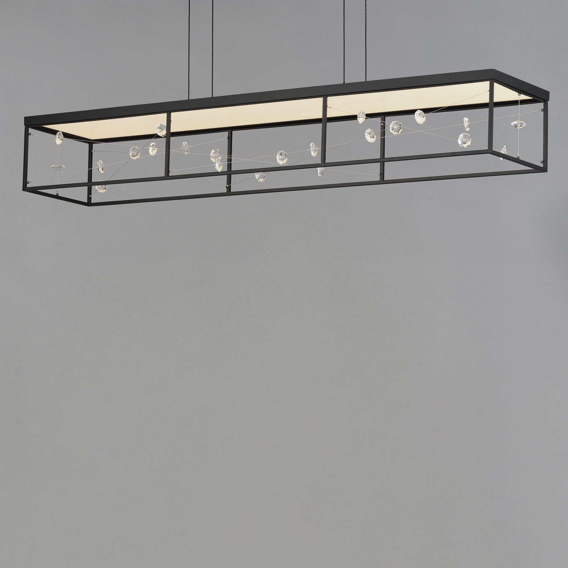 Entanglement Linear LED Pendant Black by ET2