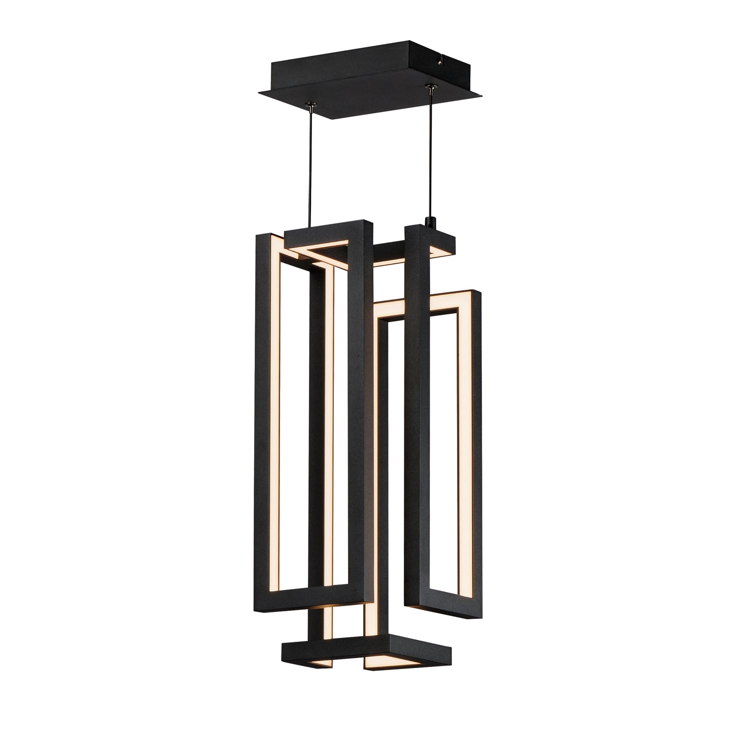 Penrose 18" LED Pendant Black by ET2