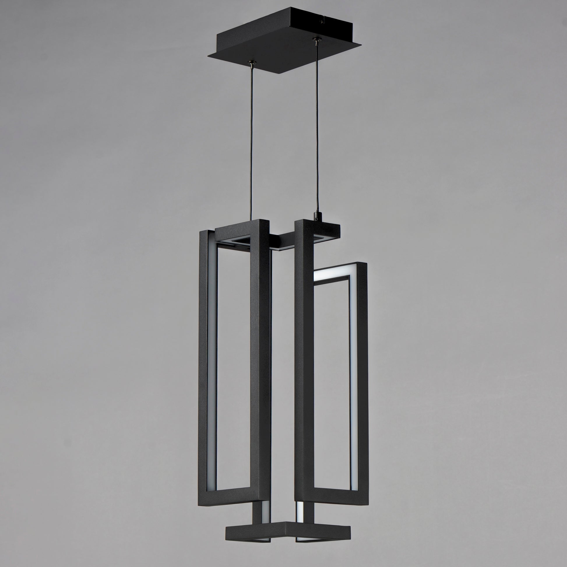 Penrose 18" LED Pendant Black by ET2