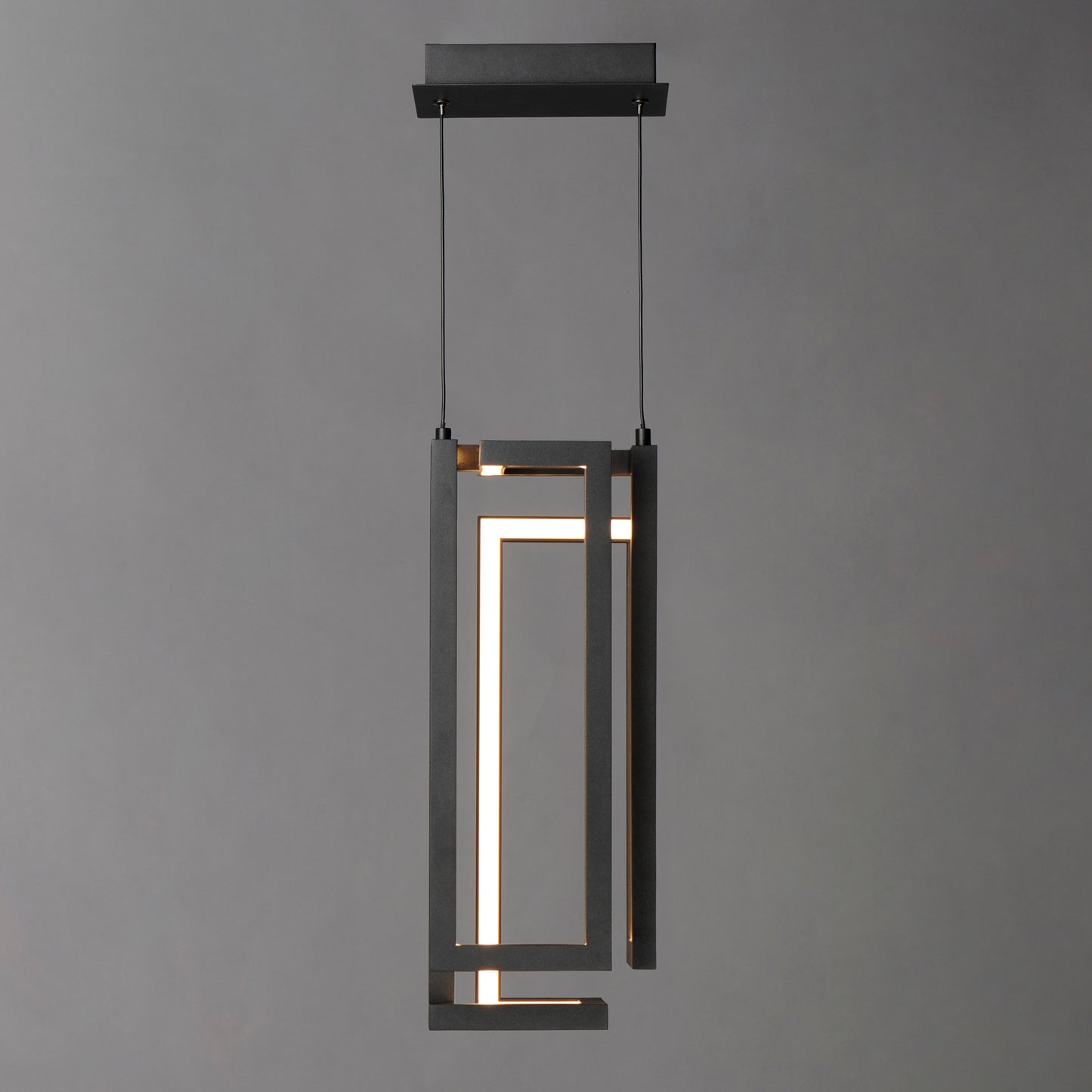 Penrose 18" LED Pendant Black by ET2