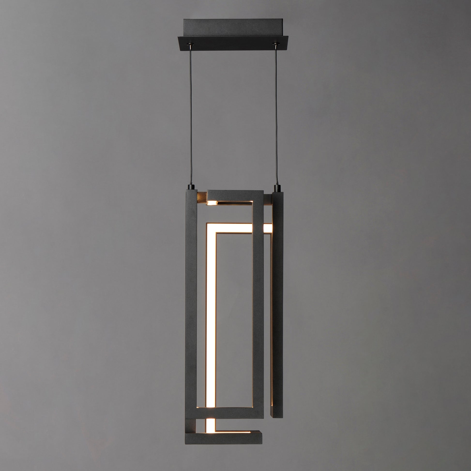 Penrose 18" LED Pendant Black by ET2