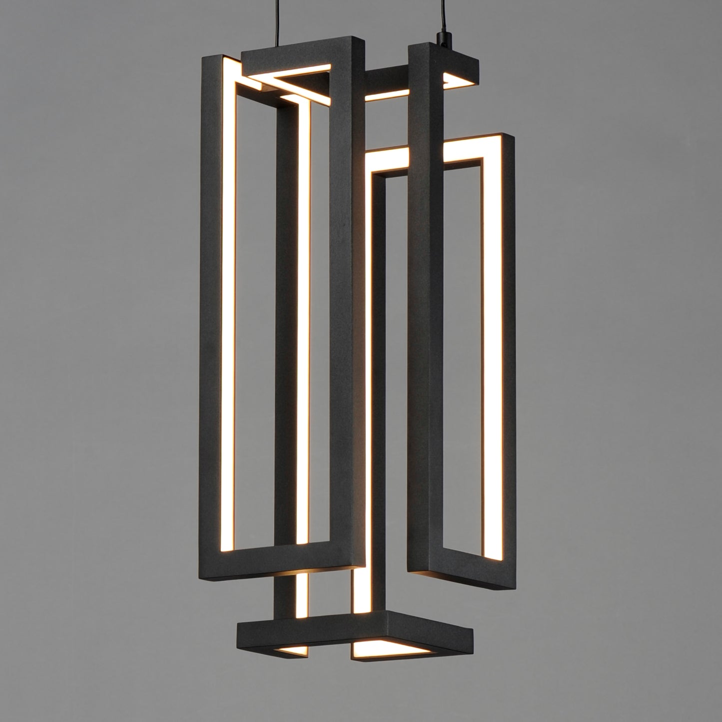 Penrose 18" LED Pendant Black by ET2