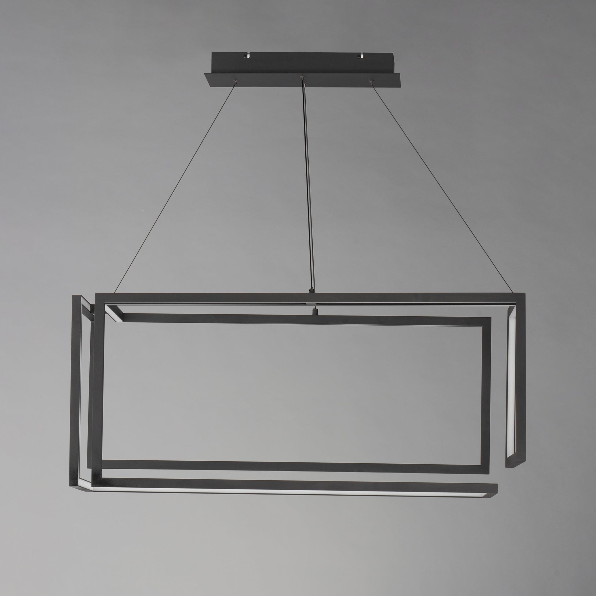 Penrose LED Linear LED Pendant Black by ET2
