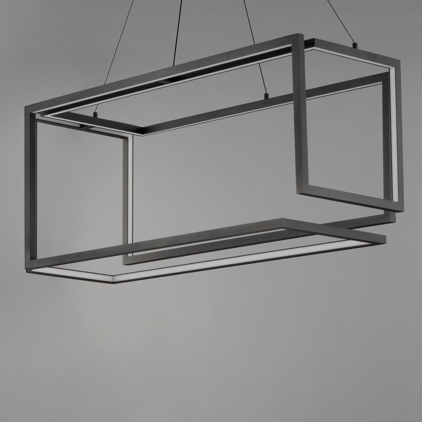 Penrose LED Linear LED Pendant Black by ET2