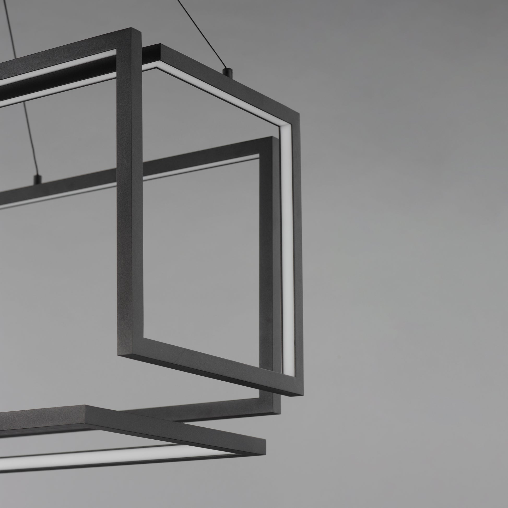 Penrose LED Linear LED Pendant Black by ET2