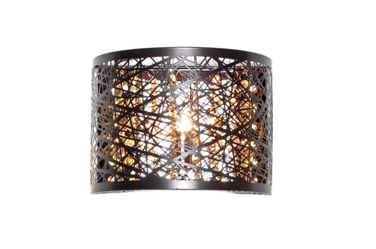 Inca Wall Sconce with LED Bulb Bronze by ET2