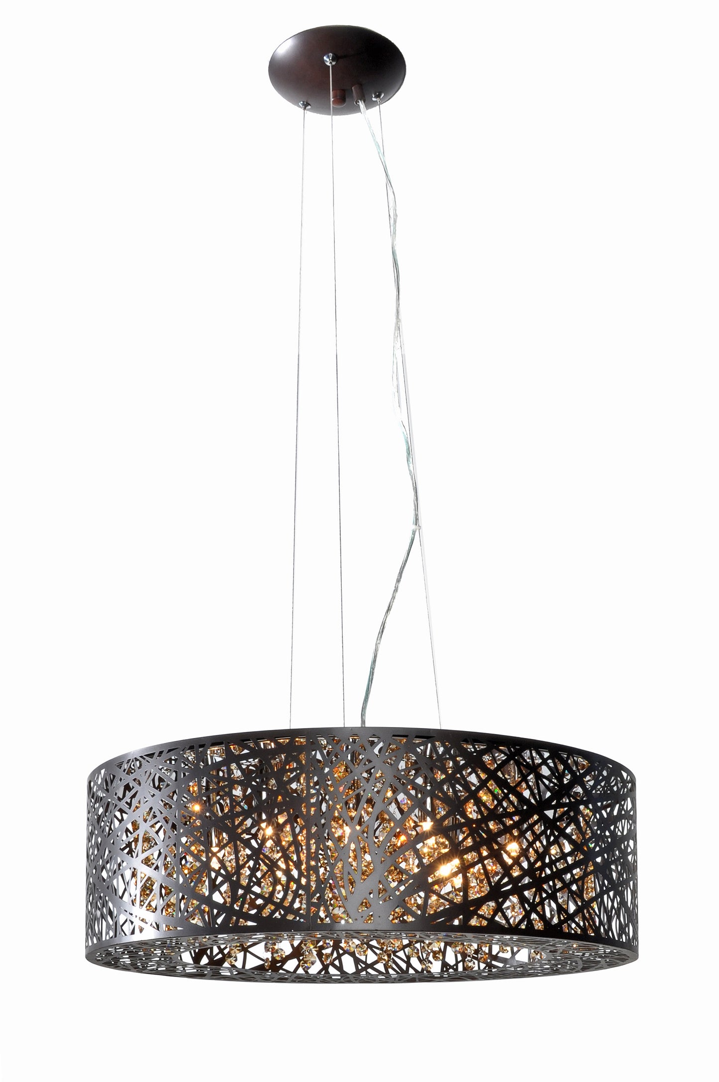 Inca 9-Light Pendant with LED Bulb Bronze by ET2