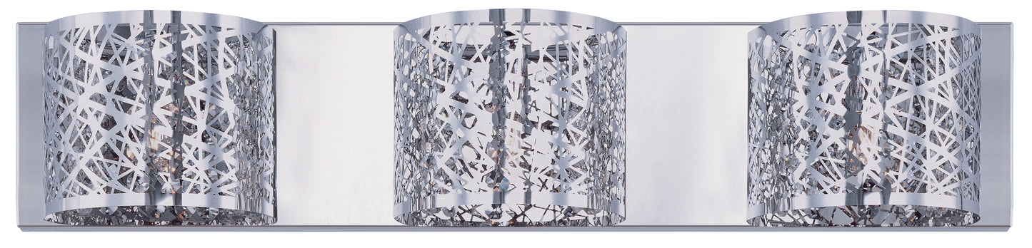 Inca 3-Light Wall Mount with LED Bulb Polished Chrome by ET2