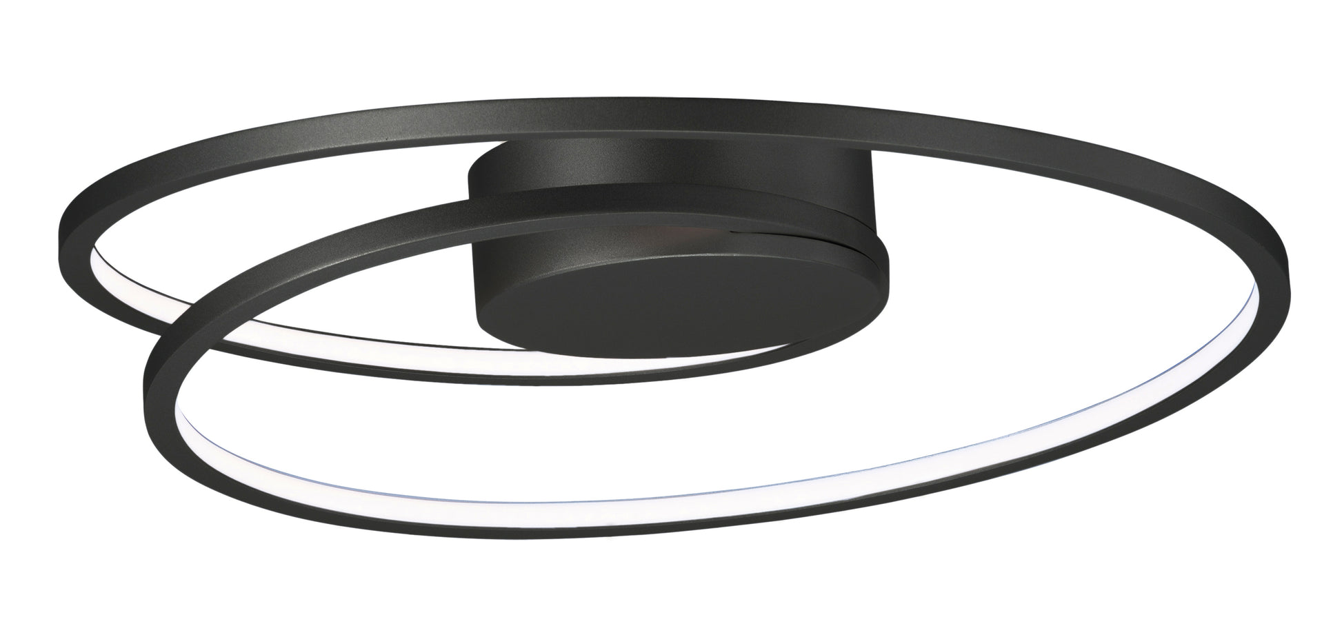 Cycle 18" LED Flush Mount Black by ET2