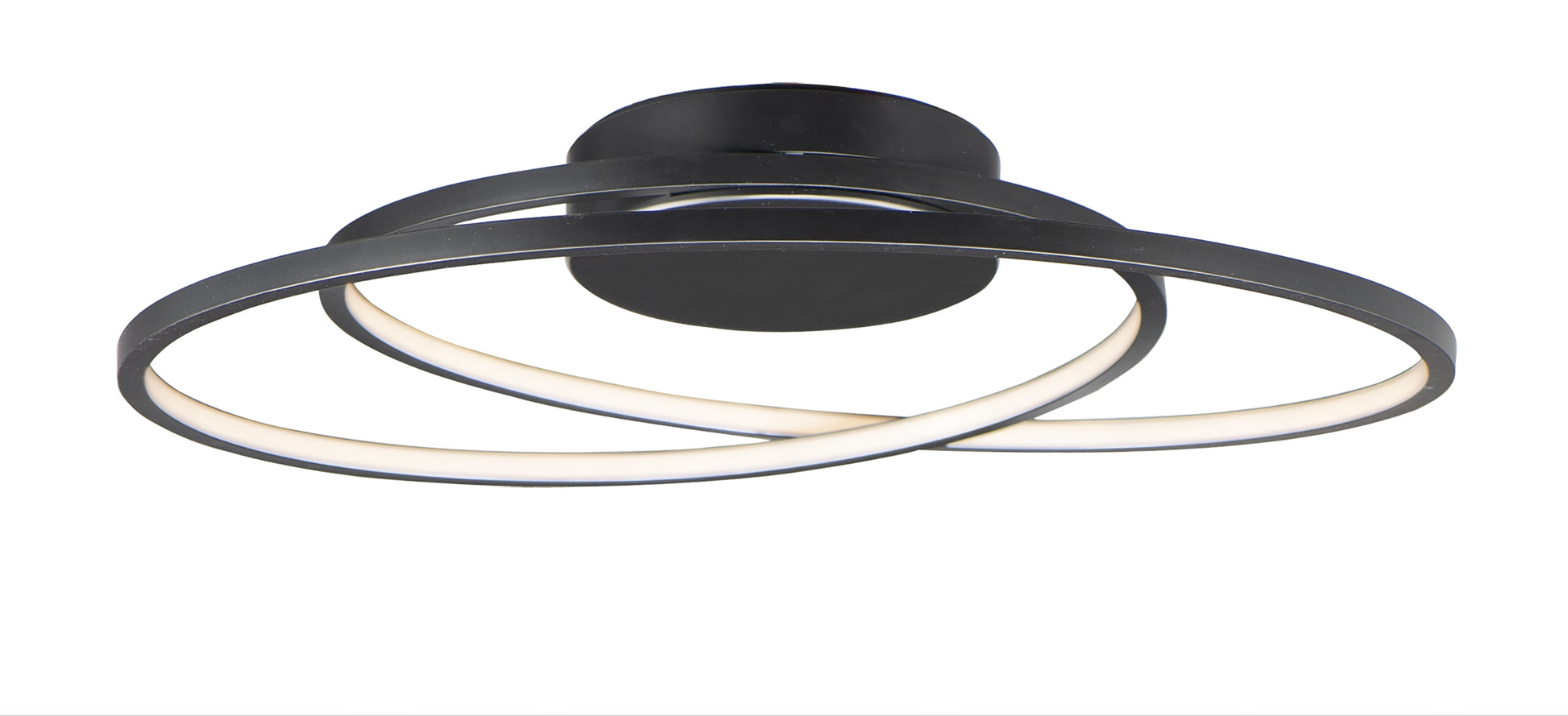 Cycle 24" LED Flush Mount Black by ET2