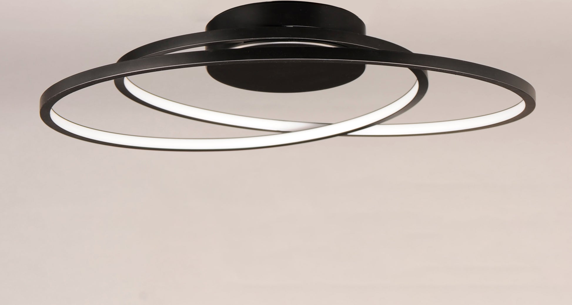 Cycle 24" LED Flush Mount Black by ET2