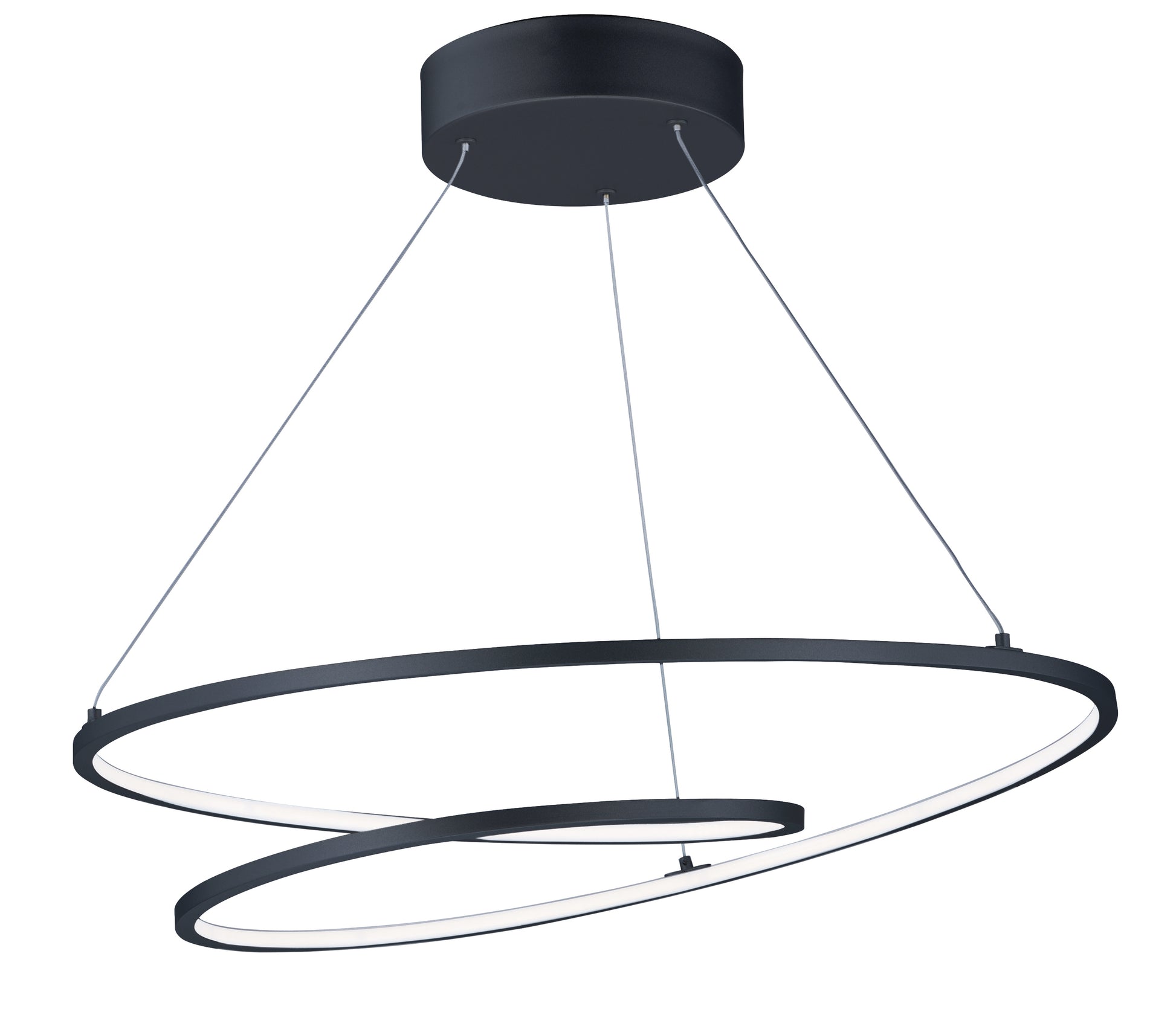 Cycle 25" LED Pendant Black by ET2