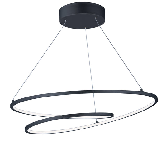 Cycle 25" LED Pendant Black by ET2