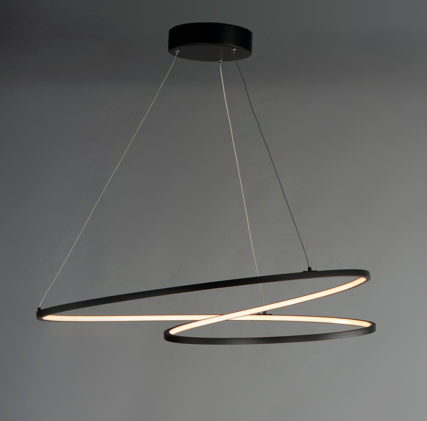 Cycle 25" LED Pendant Black by ET2