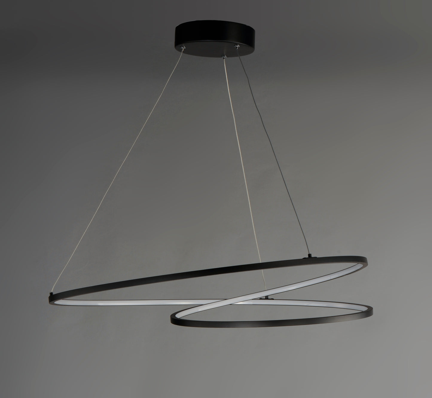 Cycle 25" LED Pendant Black by ET2