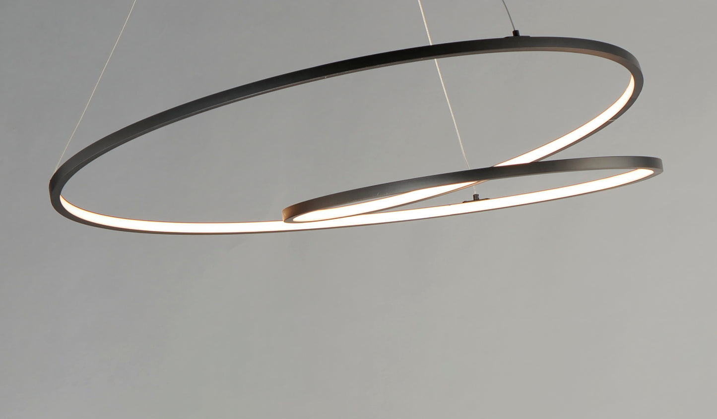 Cycle 25" LED Pendant Black by ET2