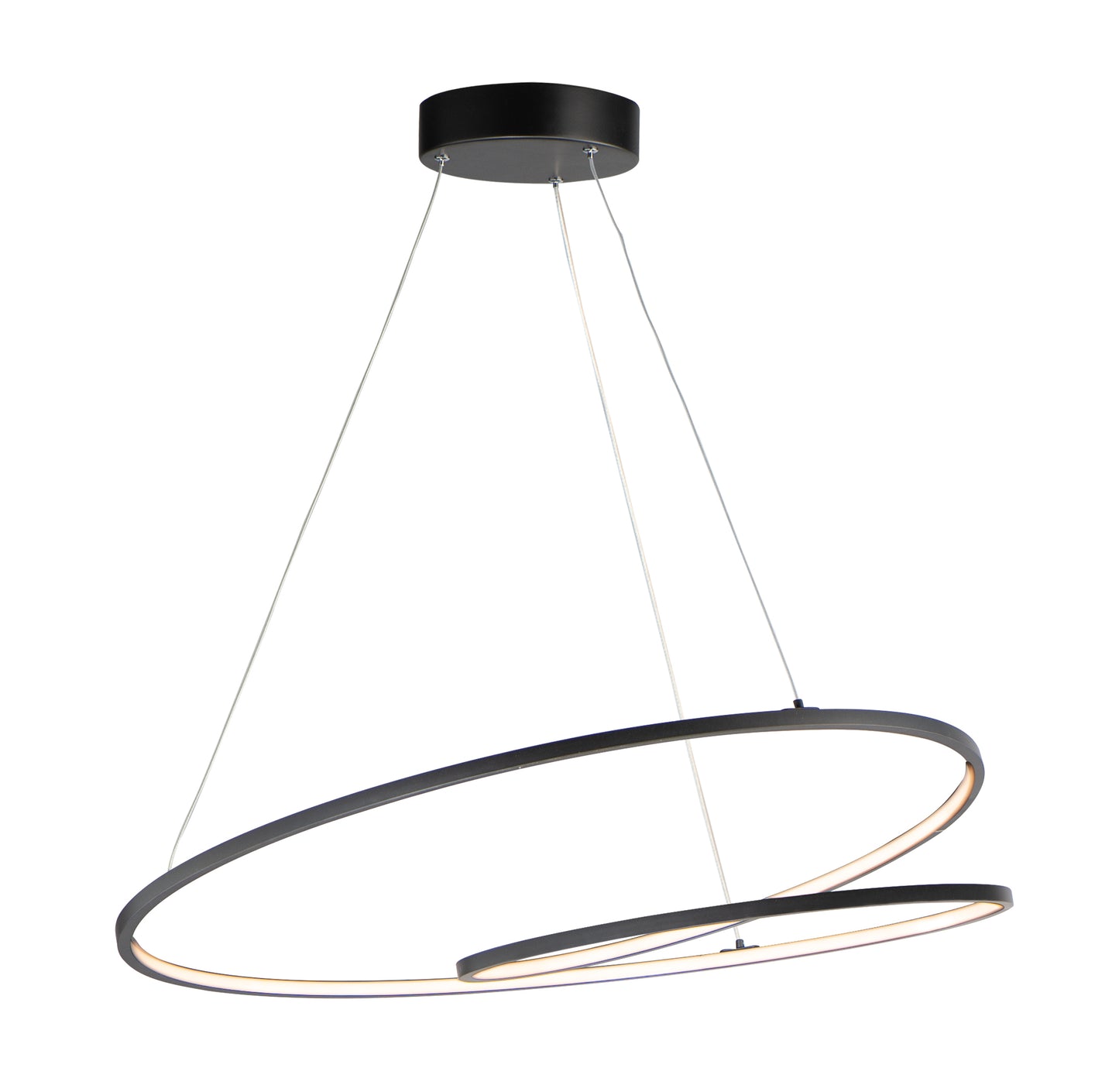 Cycle 31.5" LED Pendant Black by ET2