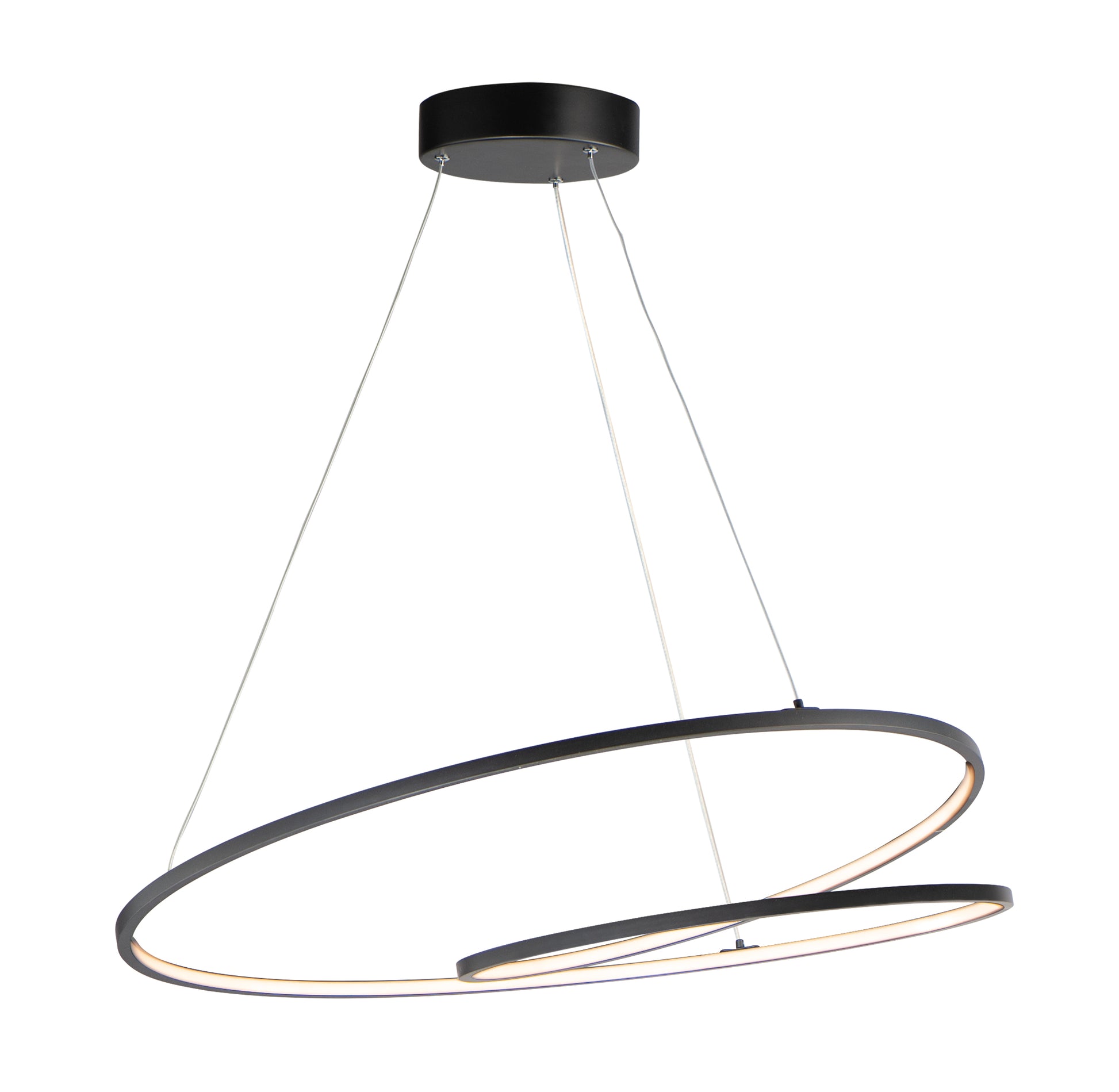 Cycle 31.5" LED Pendant Black by ET2