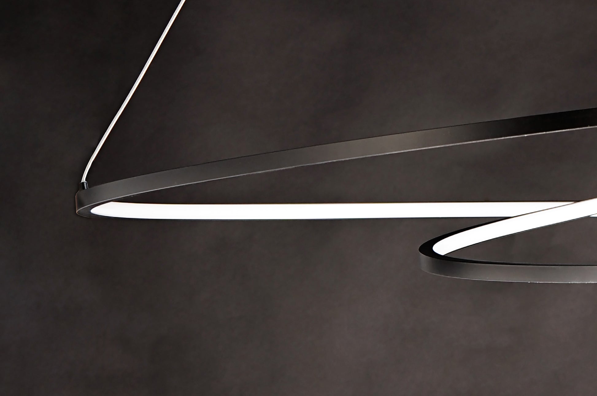 Cycle 31.5" LED Pendant Black by ET2