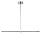 Dorian 36" Linear LED Pendant Polished Chrome by ET2