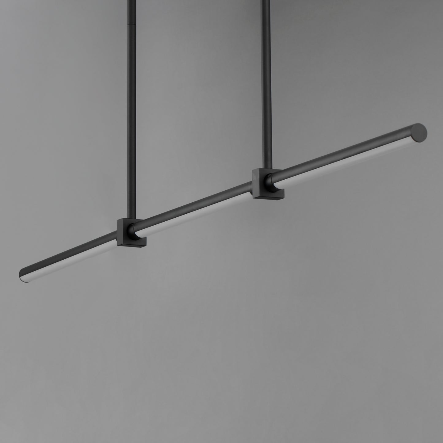 Dorian 48" Linear LED Pendant Black by ET2