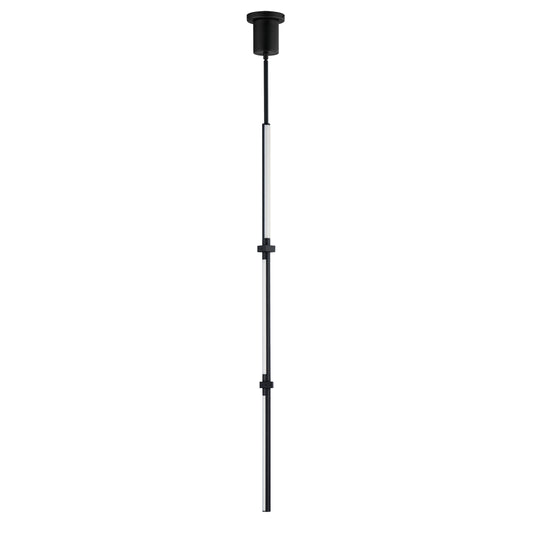 Dorian 48" Vertical LED Pendant Black by ET2