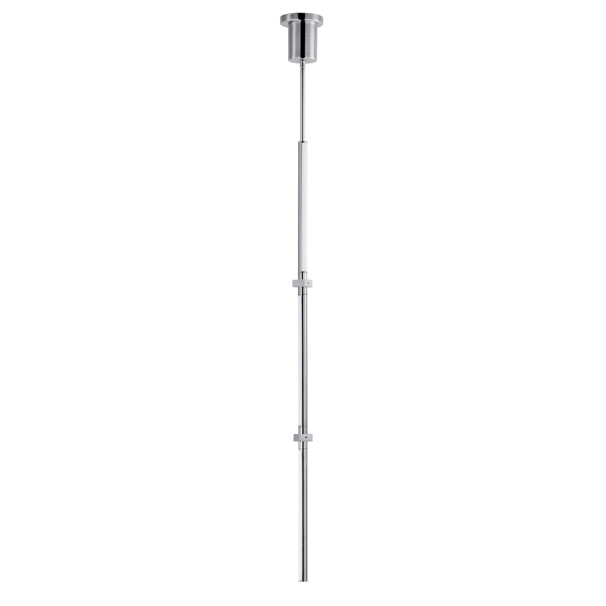 Dorian 48" Vertical LED Pendant Polished Chrome by ET2