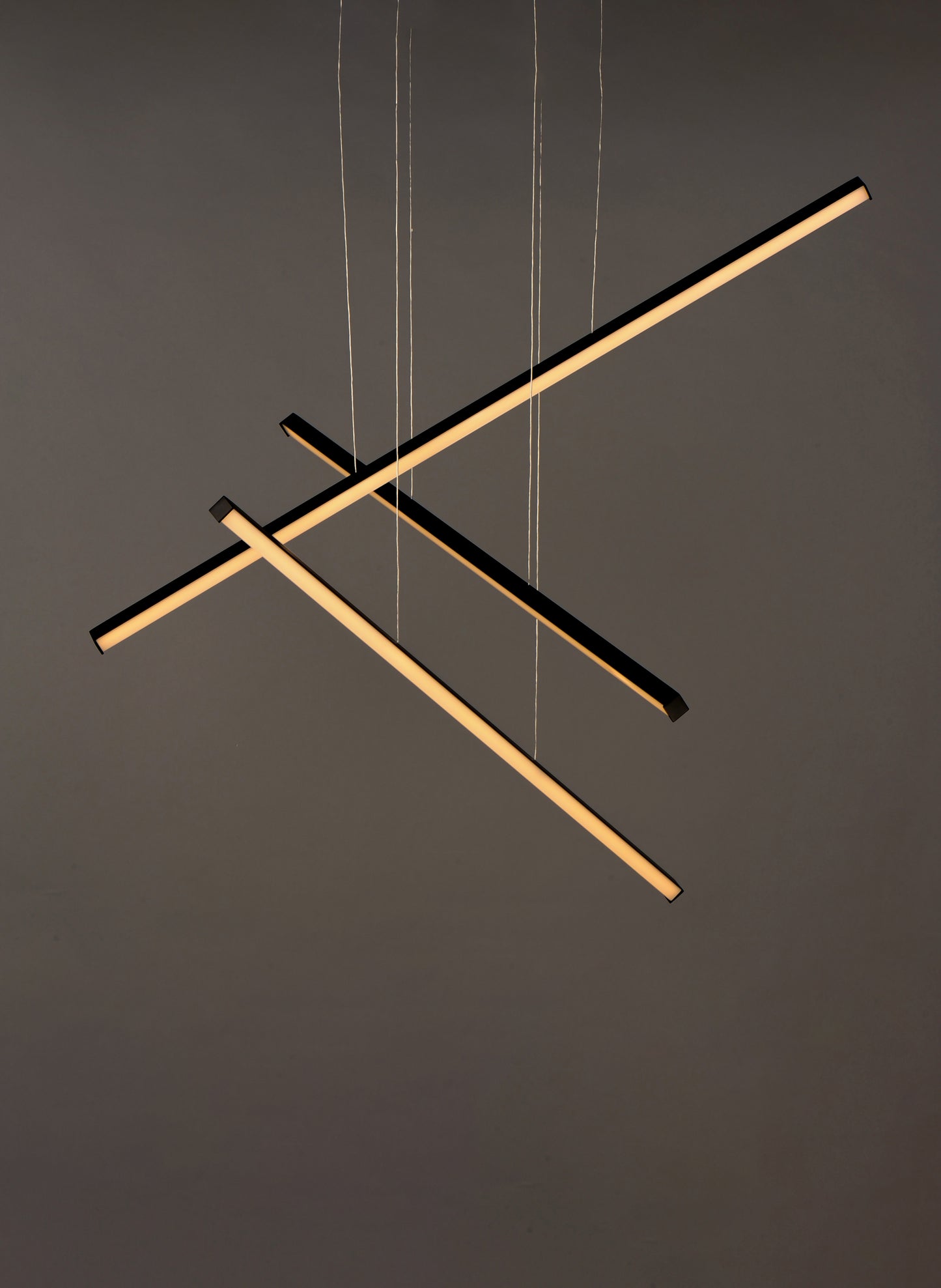 Hover 3-Light LED Pendant Black by ET2