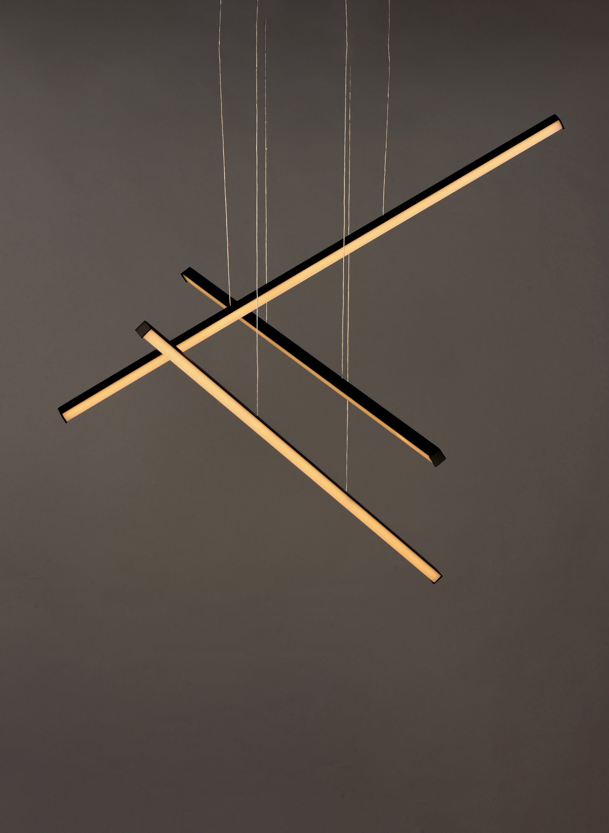 Hover 3-Light LED Pendant Black by ET2