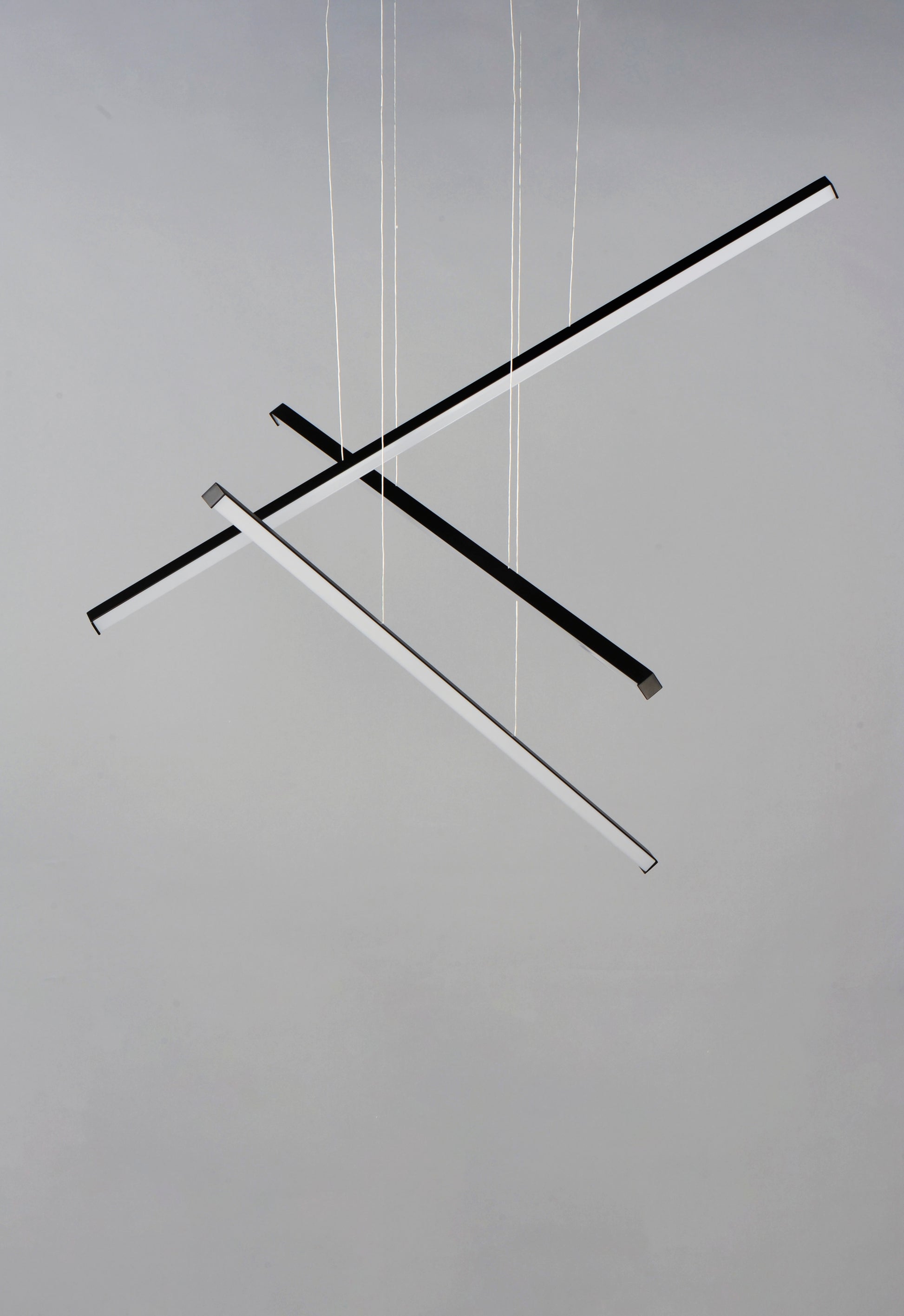 Hover 3-Light LED Pendant Black by ET2