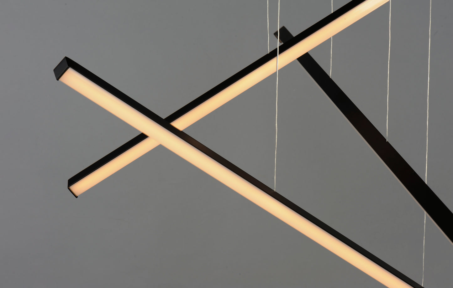 Hover 3-Light LED Pendant Black by ET2