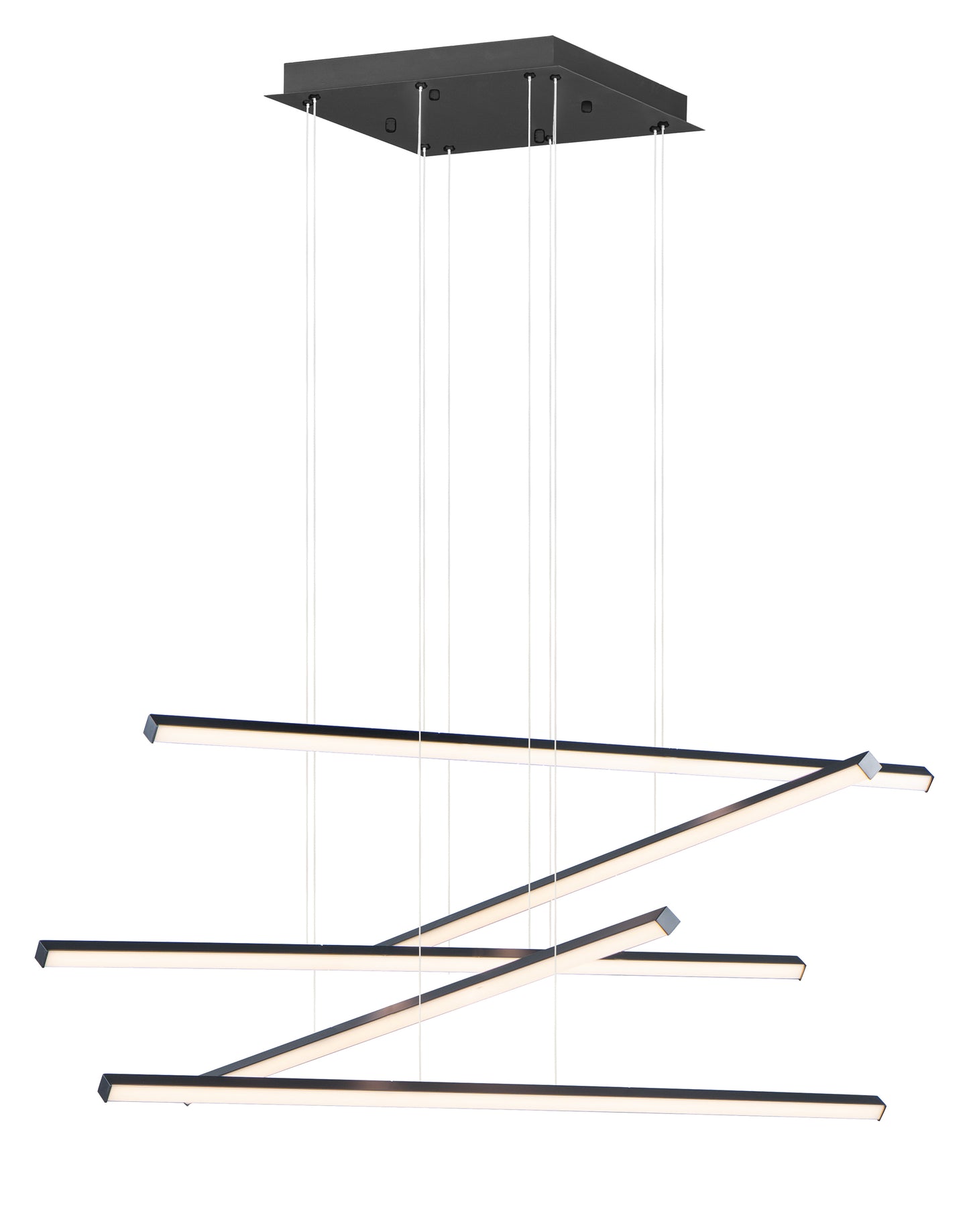 Hover 5-Light LED Pendant Black by ET2