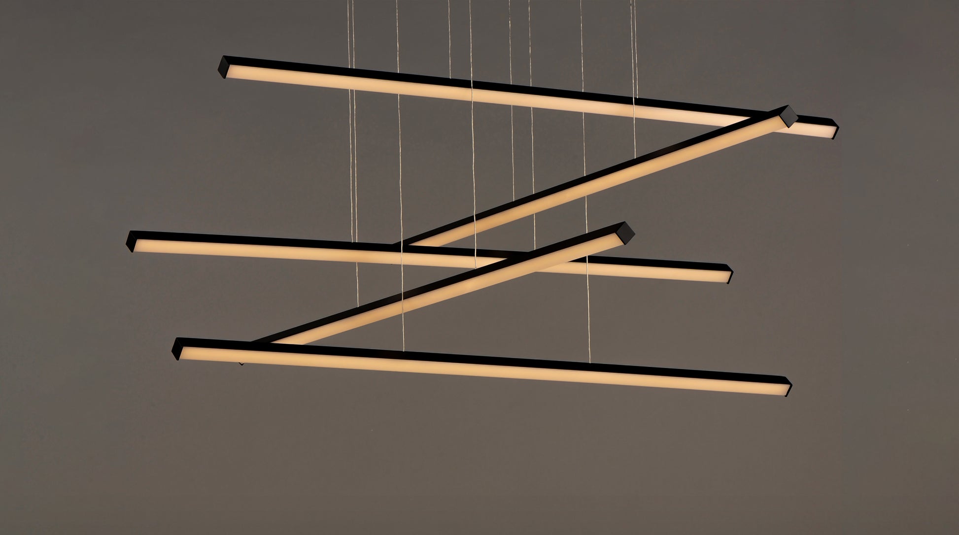 Hover 5-Light LED Pendant Black by ET2