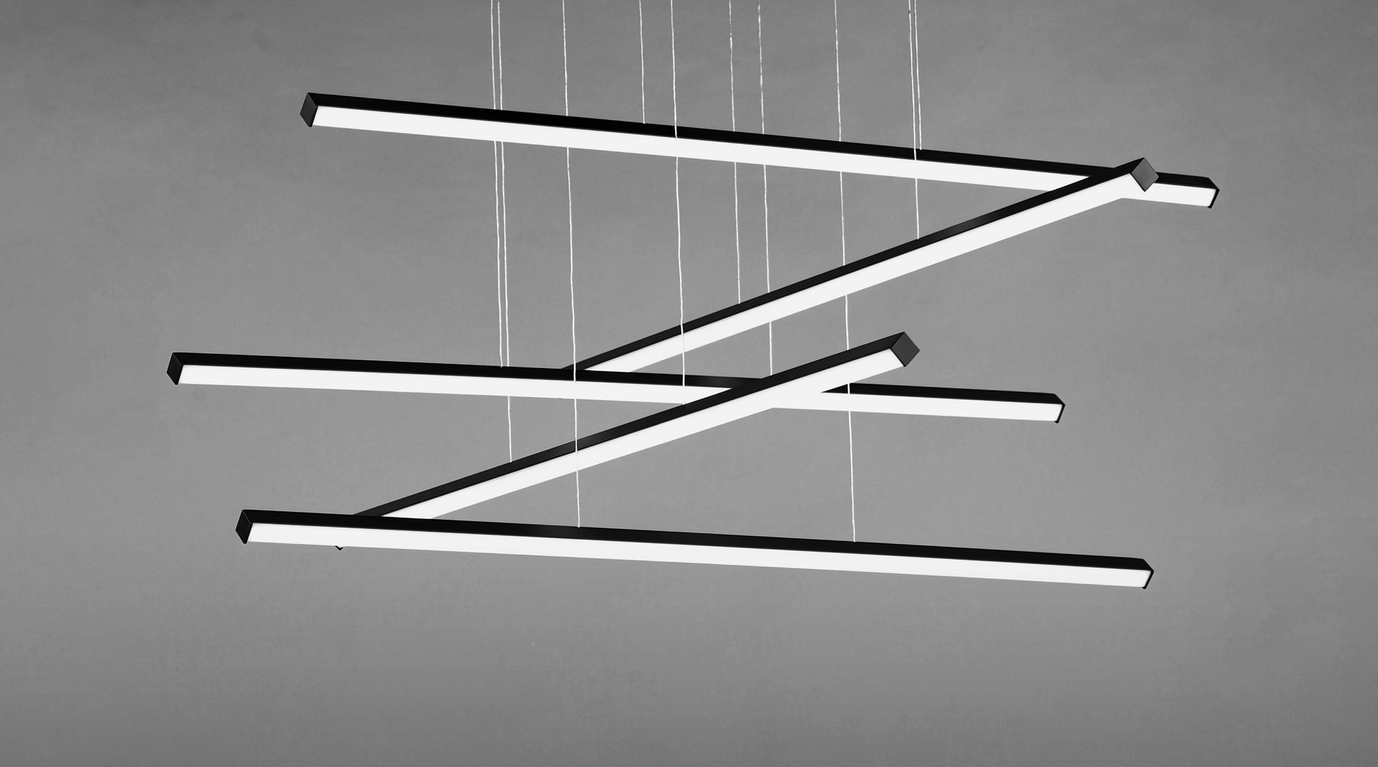 Hover 5-Light LED Pendant Black by ET2
