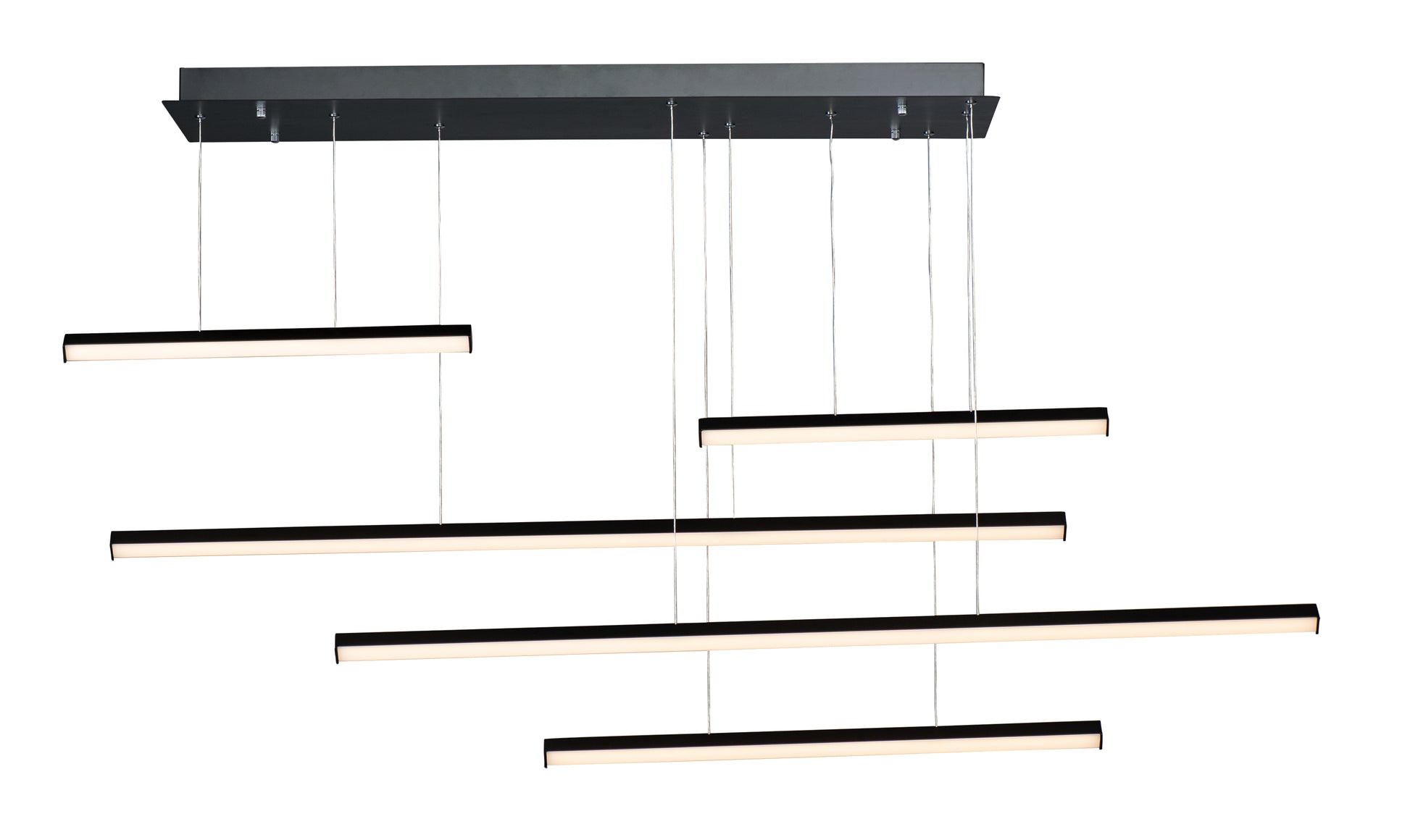 Hover 5-Light LED Pendant Black by ET2