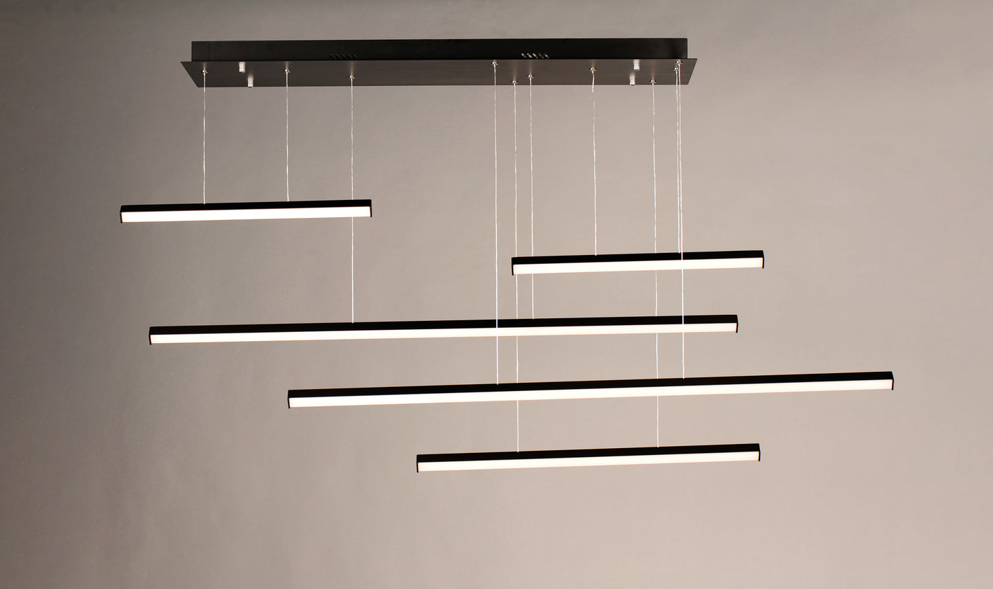 Hover 5-Light LED Pendant Black by ET2