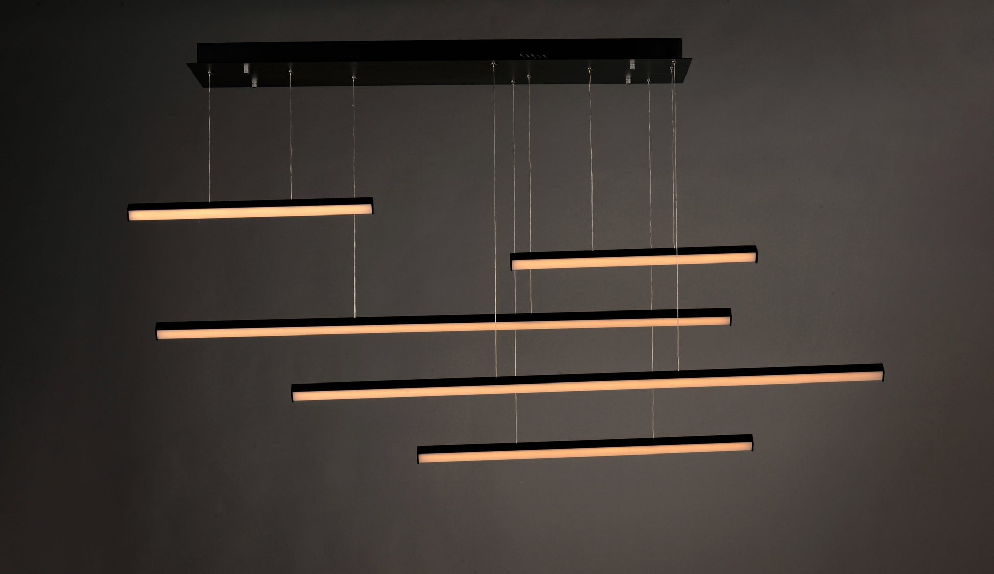 Hover 5-Light LED Pendant Black by ET2